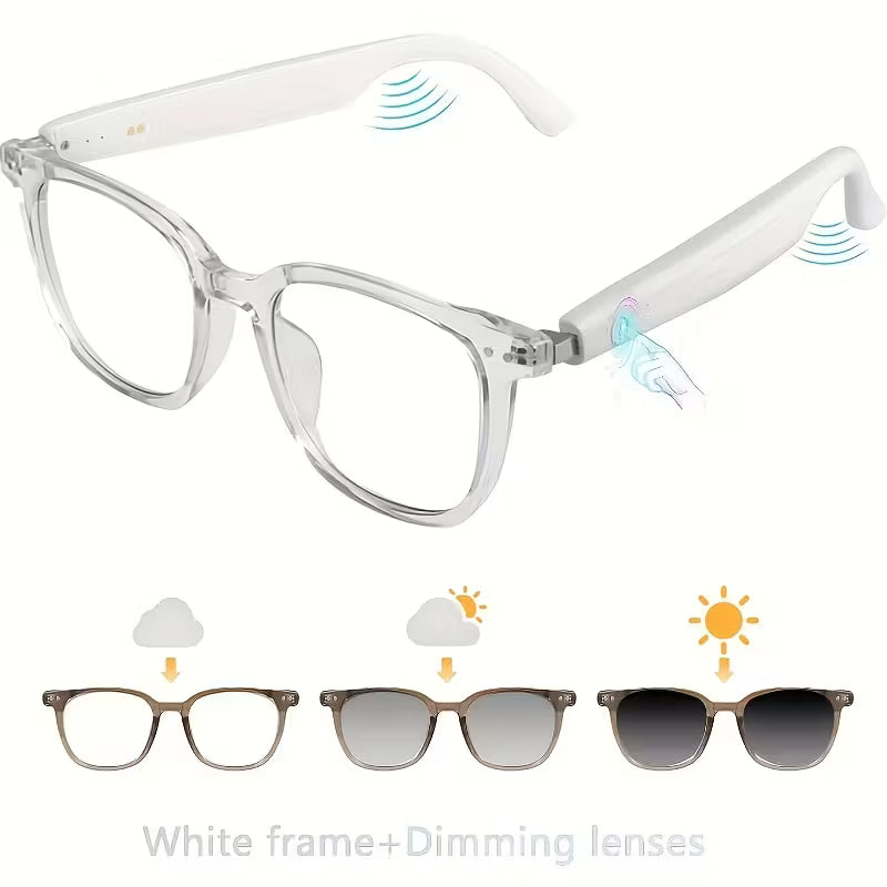 2025 Wireless Smart Glasses – Auto-Dimming, Touch Control, Hands-Free Audio