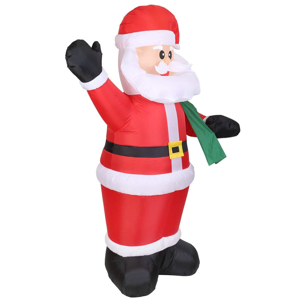 Père Noël gonflable géant de 1,95 m