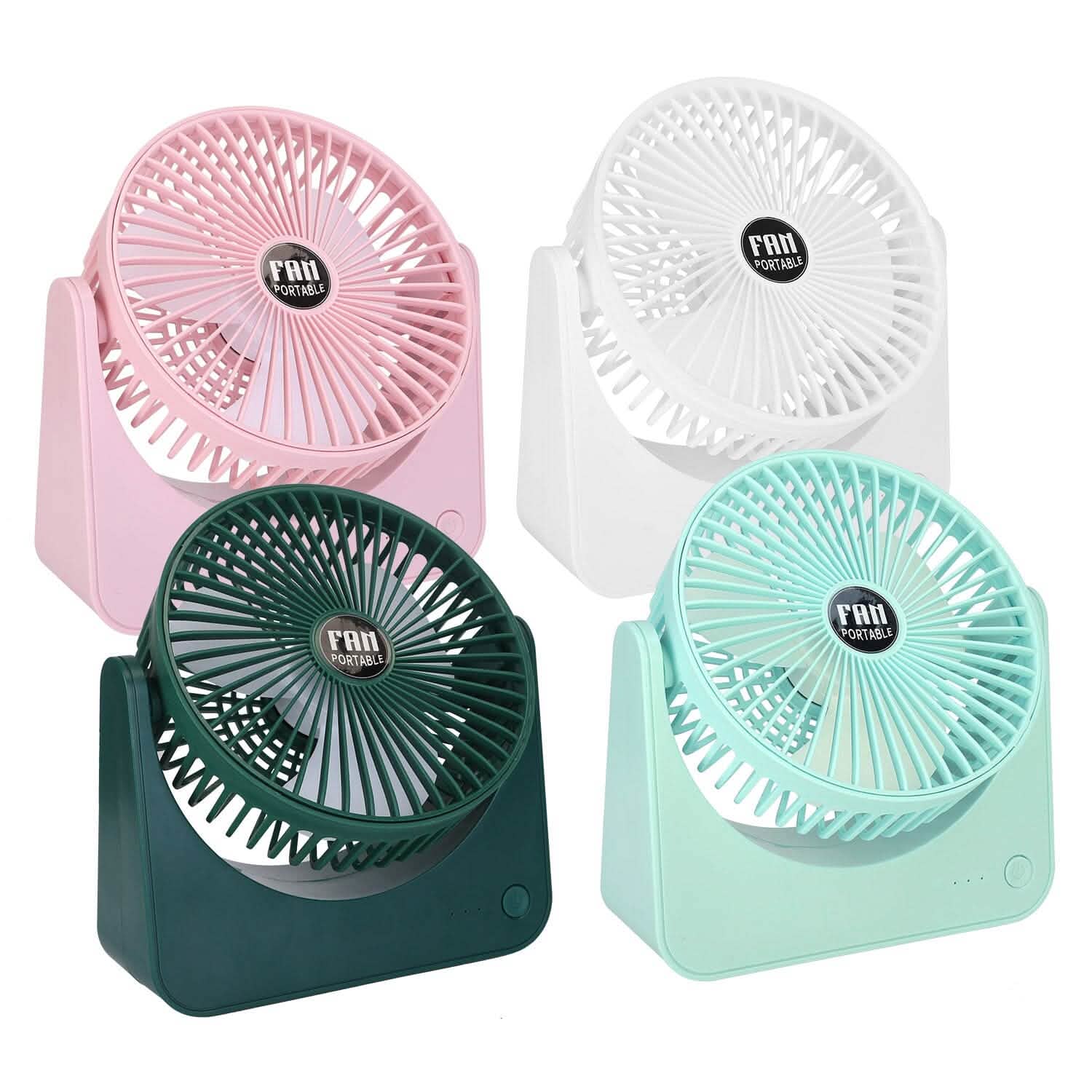 6.5" Desk Fan USB Powered 3 Speeds