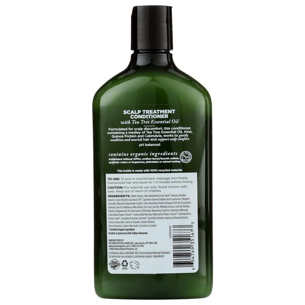 AVALON ORGANICS Conditioner Scalp Treatment Tea Tree –Nourish & Soothe 11oz