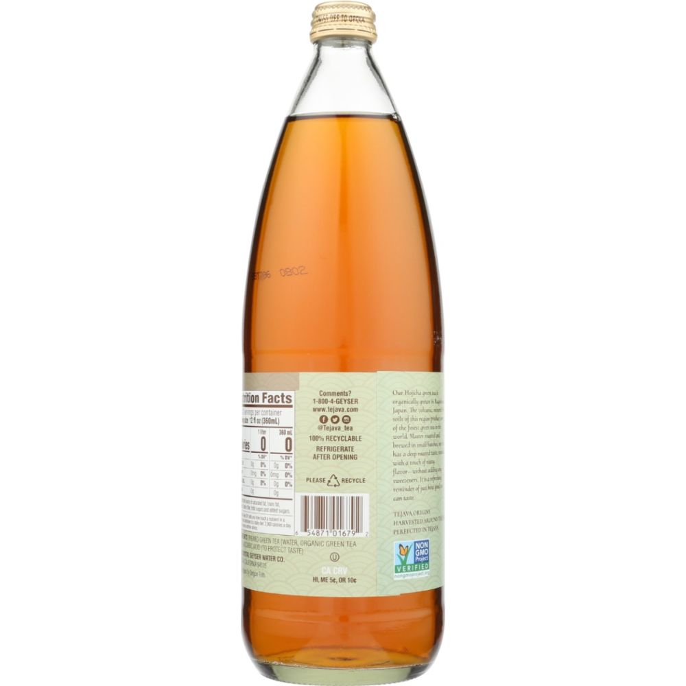 TEJAVA: Organic Hojicha Green Tea, 33.8 fo