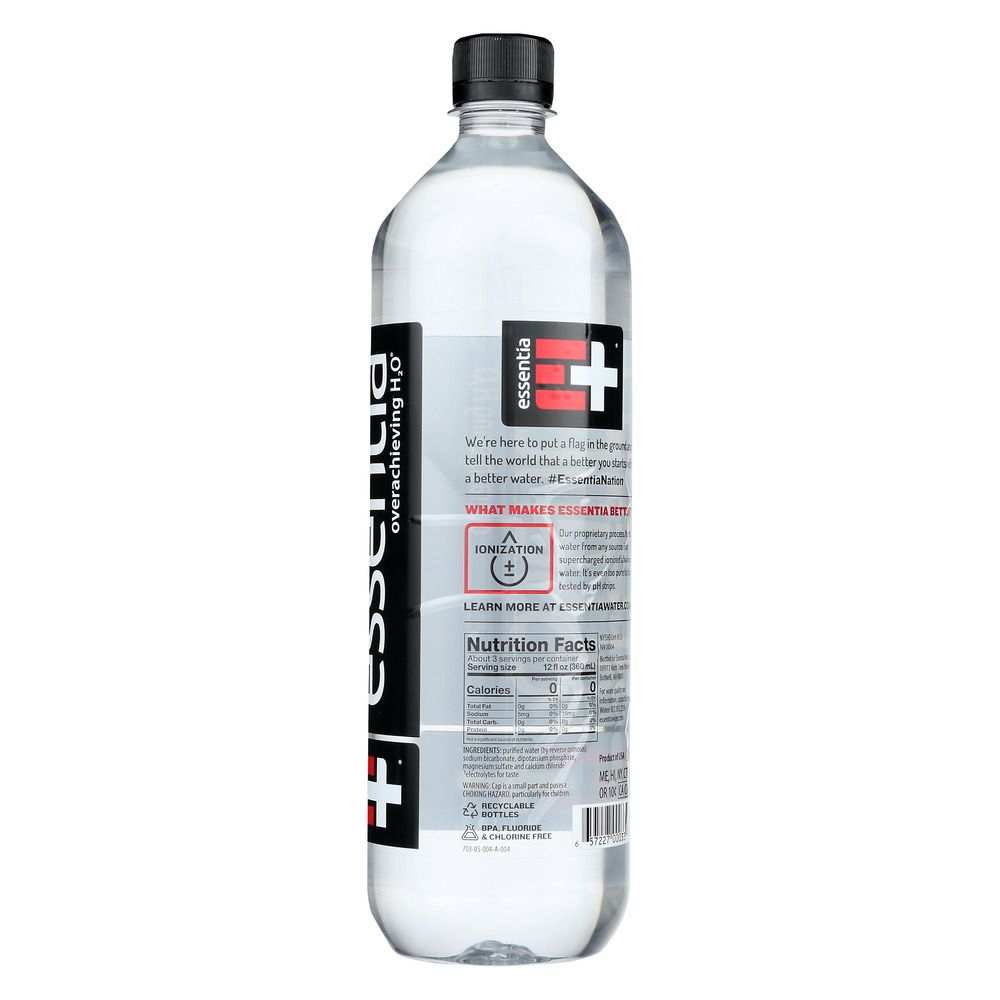 ESSENTIA: Ionized Alkaline Water, 1 lt