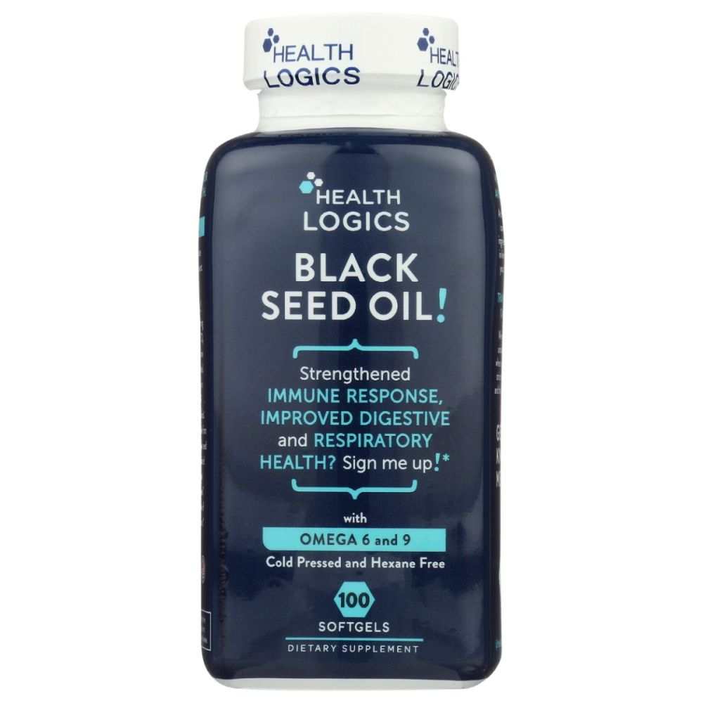 Black Cumin Seed Oil - Health Logics| Pure Cold Pressed & Hexane Free 100 sg