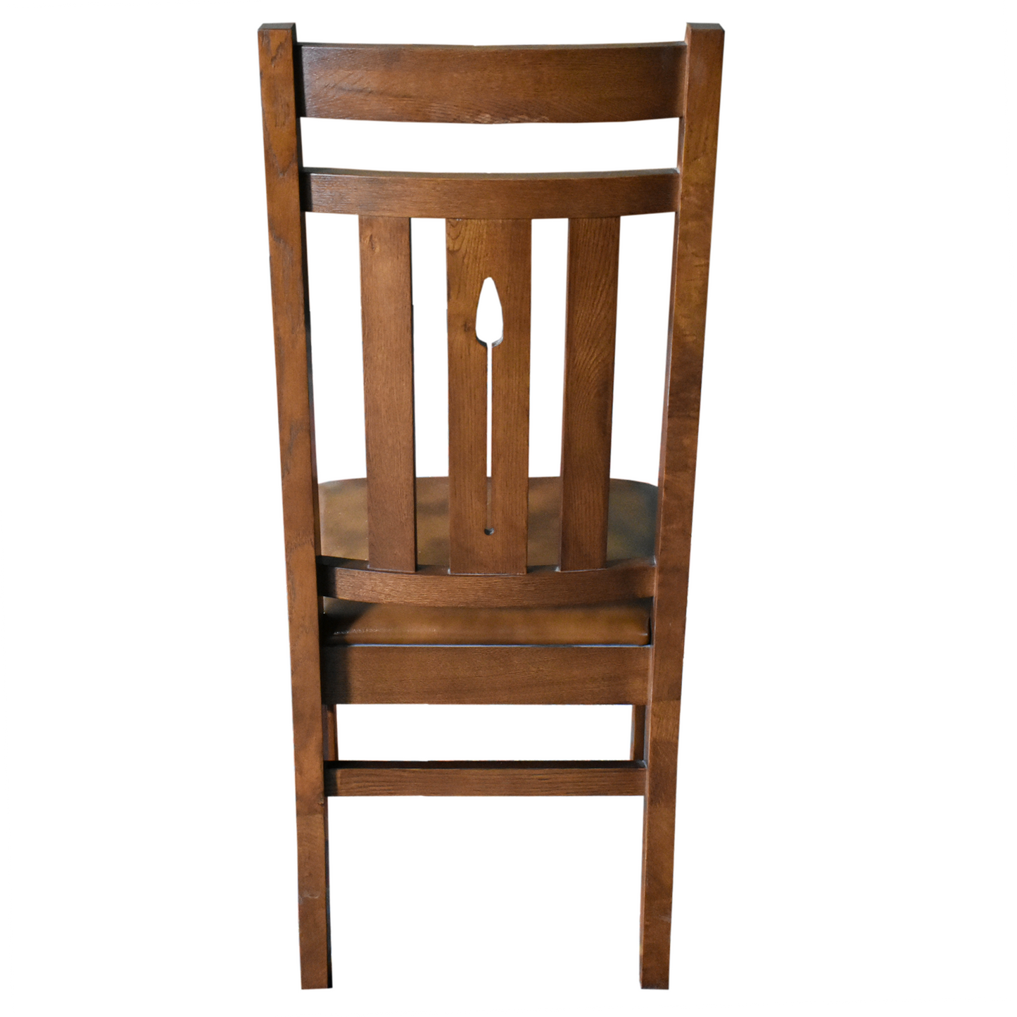 Mission Quarter Sawn Oak 2 Leaf Round Dining Table Set w/ 6 Chairs