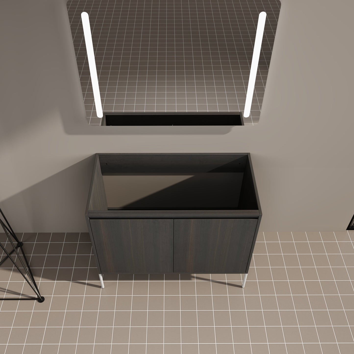 36" Freestanding Bathroom Vanity with Soft Closed Doors