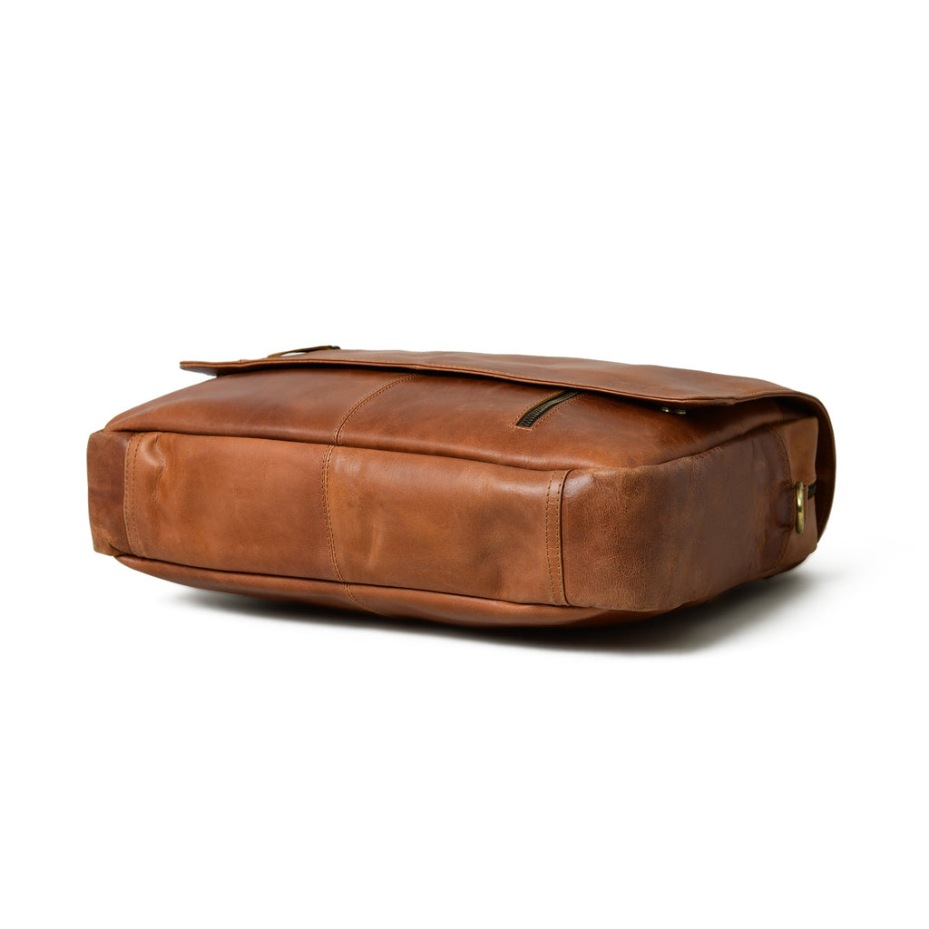 Sac bandoulière Wilson en cuir marron clair
