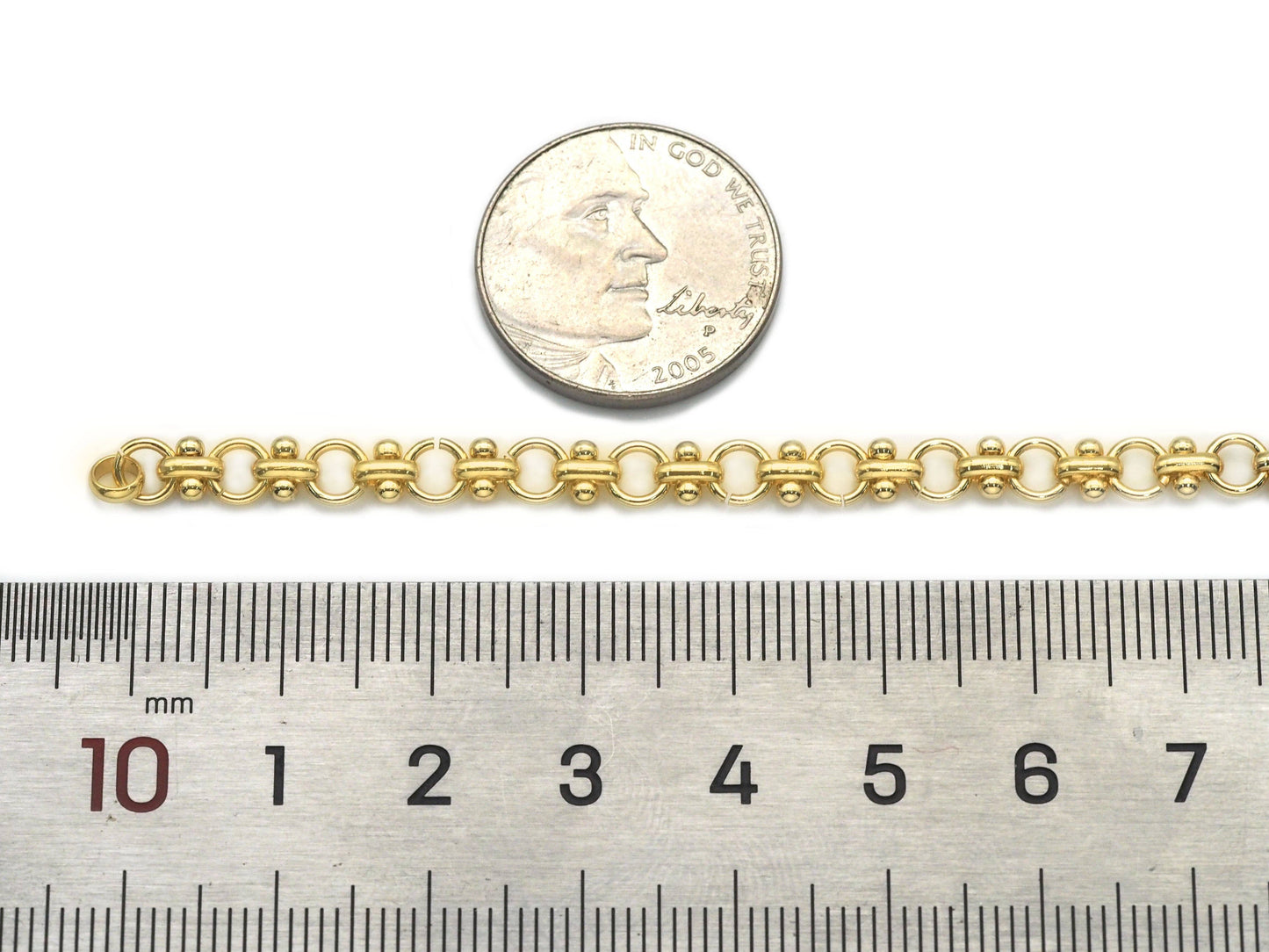 Quality Round T ball Chain by Yard, sku#LS30