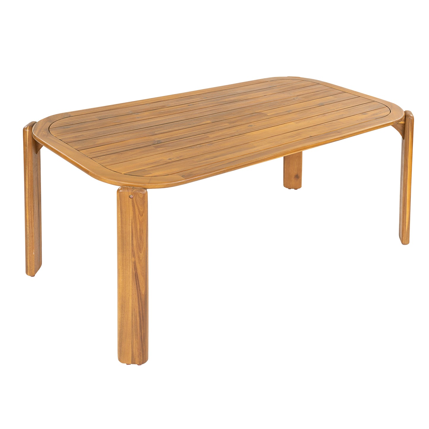 Kaja Outdoor Acacia Wood Dining Table