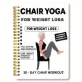 Carnet de Yoga sur Chaise 30 Jours | Séances Quotidiennes de 15 Min & Guide