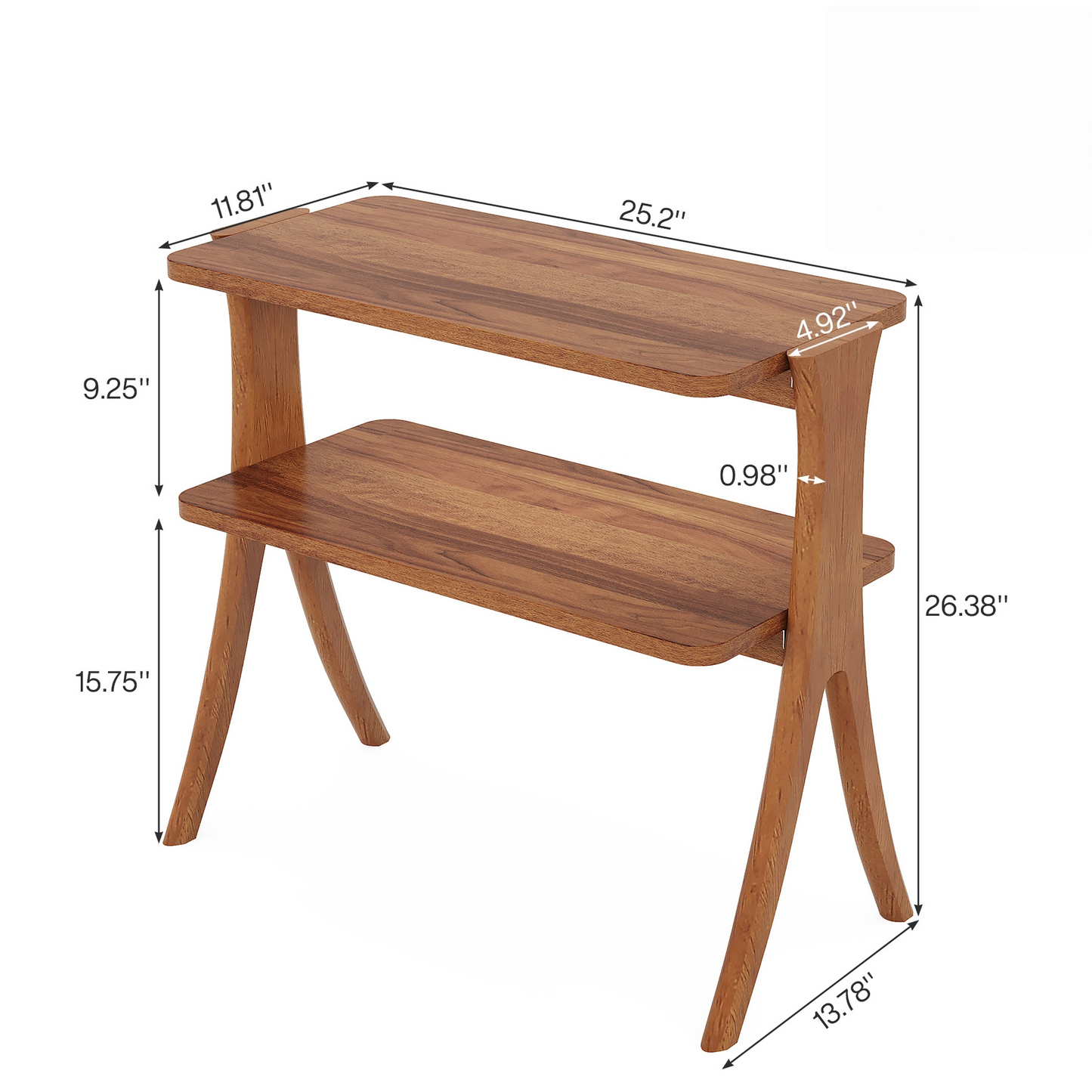 25.2” Narrow Side Table