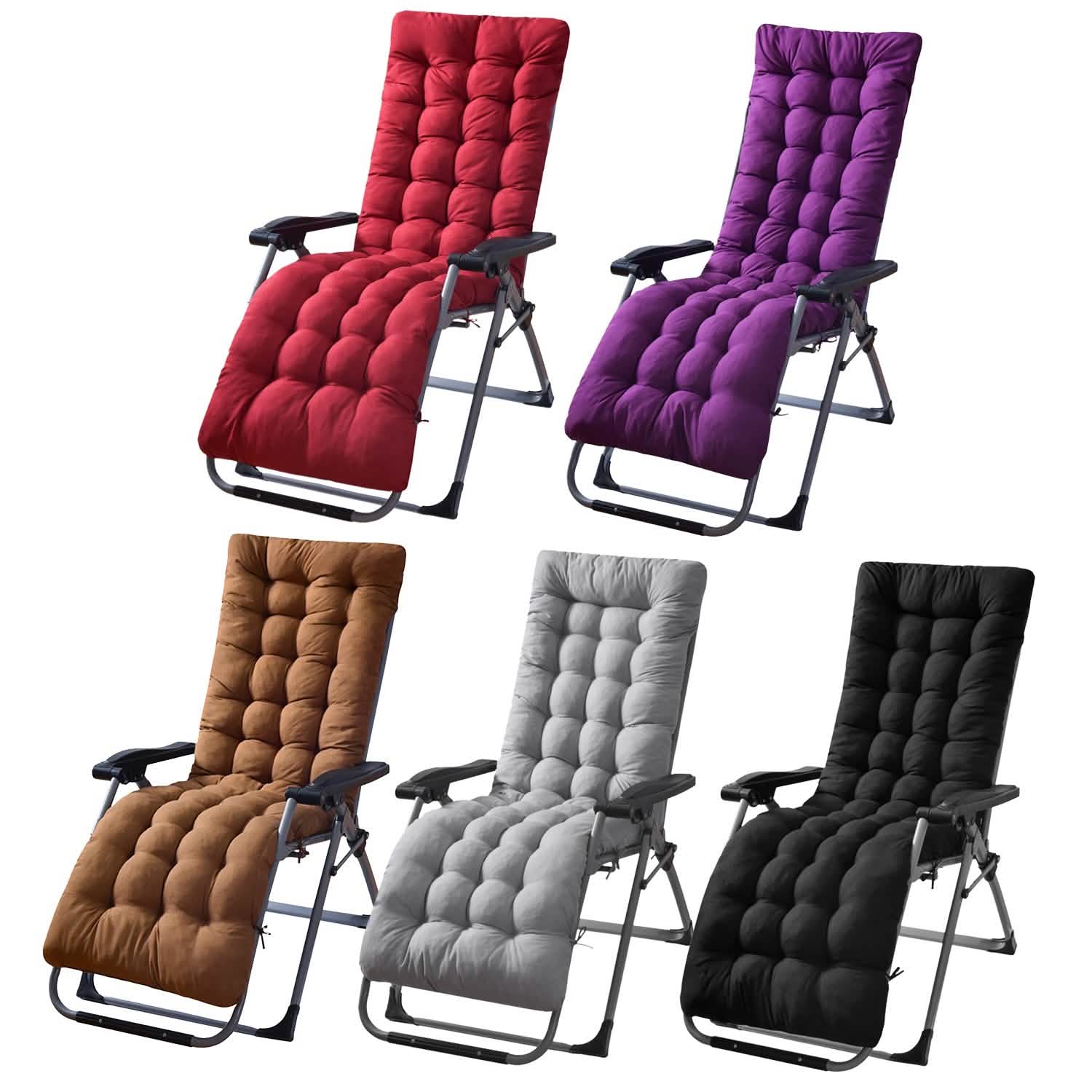 Coussin de chaise longue inclinable 67x22in pour fauteuil à bascule et canapé
