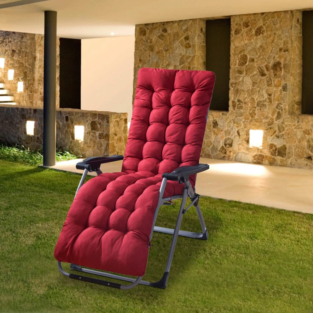 Coussin de chaise longue inclinable 67x22in pour fauteuil à bascule et canapé