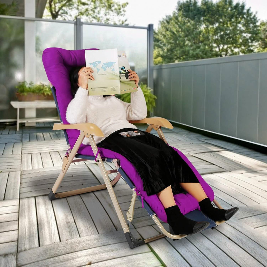 Coussin de chaise longue inclinable 67x22in pour fauteuil à bascule et canapé