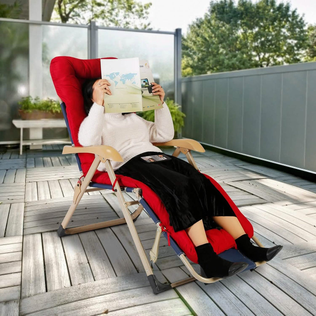 Coussin de chaise longue inclinable 67x22in pour fauteuil à bascule et canapé