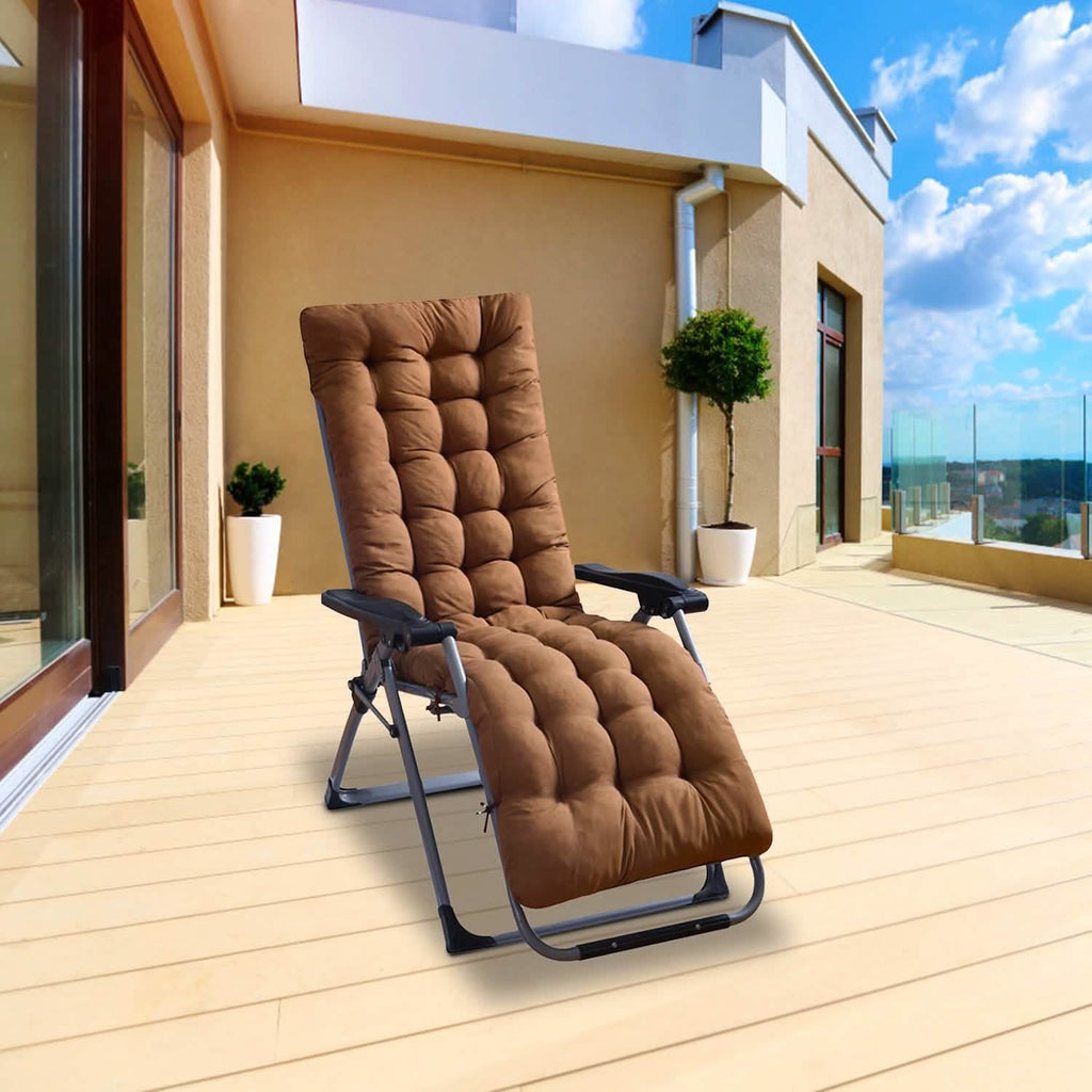 Coussin de chaise longue inclinable 67x22in pour fauteuil à bascule et canapé