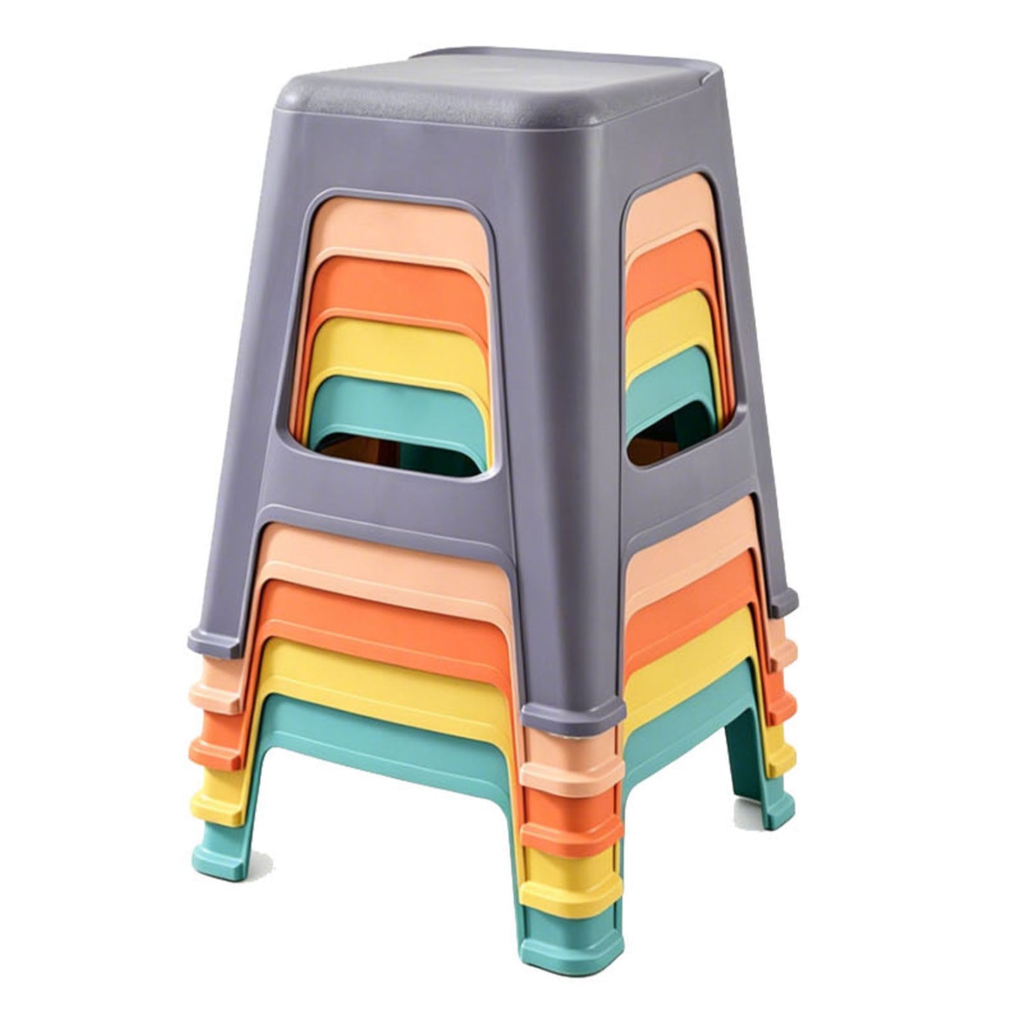5 Pack Stackable Classroom Stools