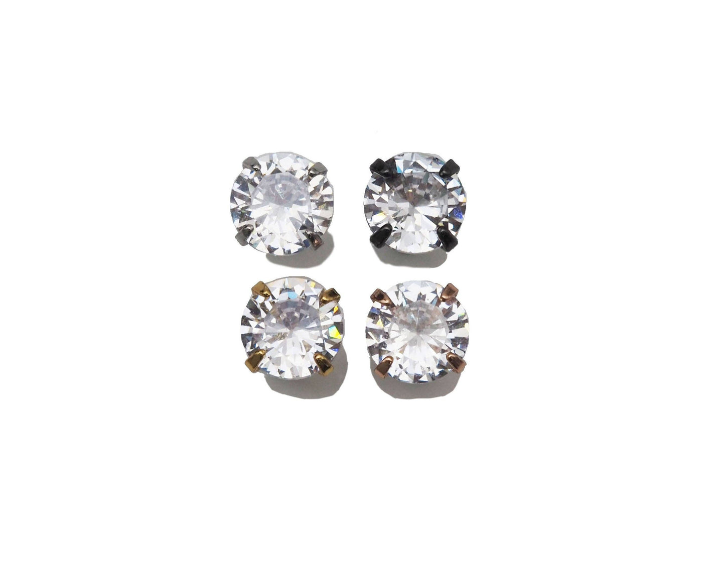 Round CZ Spacer Beads, Sku#Y600