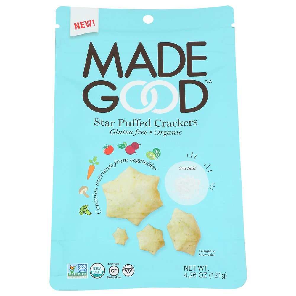 MADEGOOD: Cracker Sea Salt Org, 4.25 oz