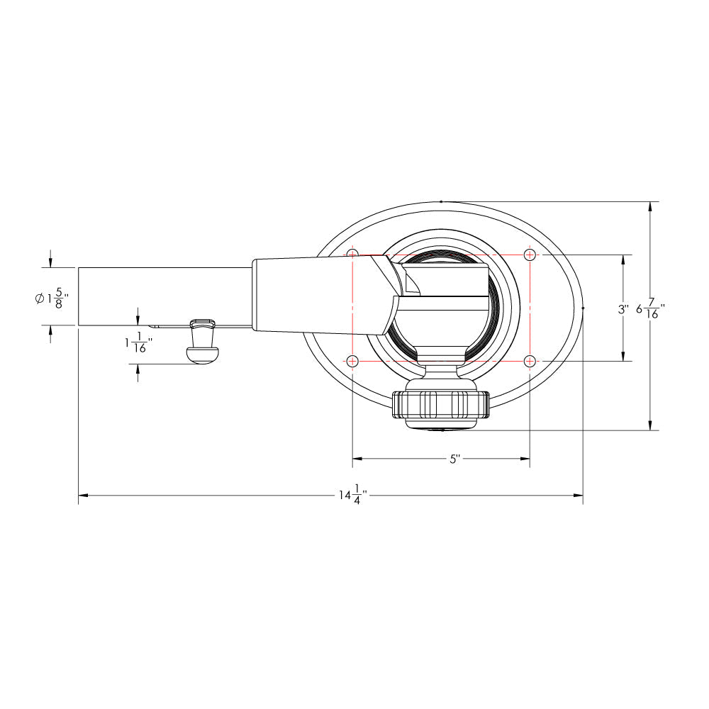 TACO Grand Slam 400 Outrigger Top Mount - Paire [GS-400]