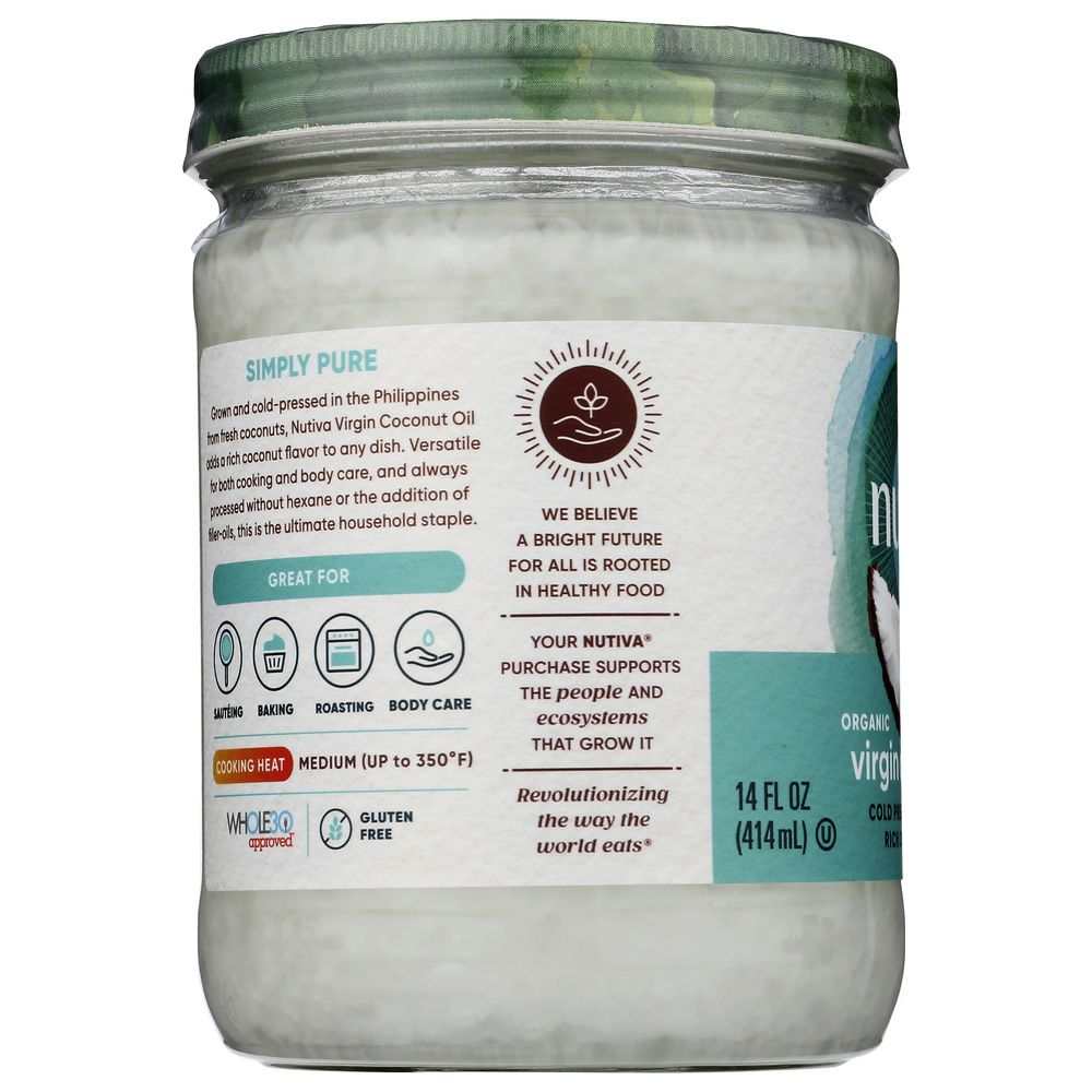 NUTIVA: Organic Superfood Extra Virgin Coconut Oil, 14 oz