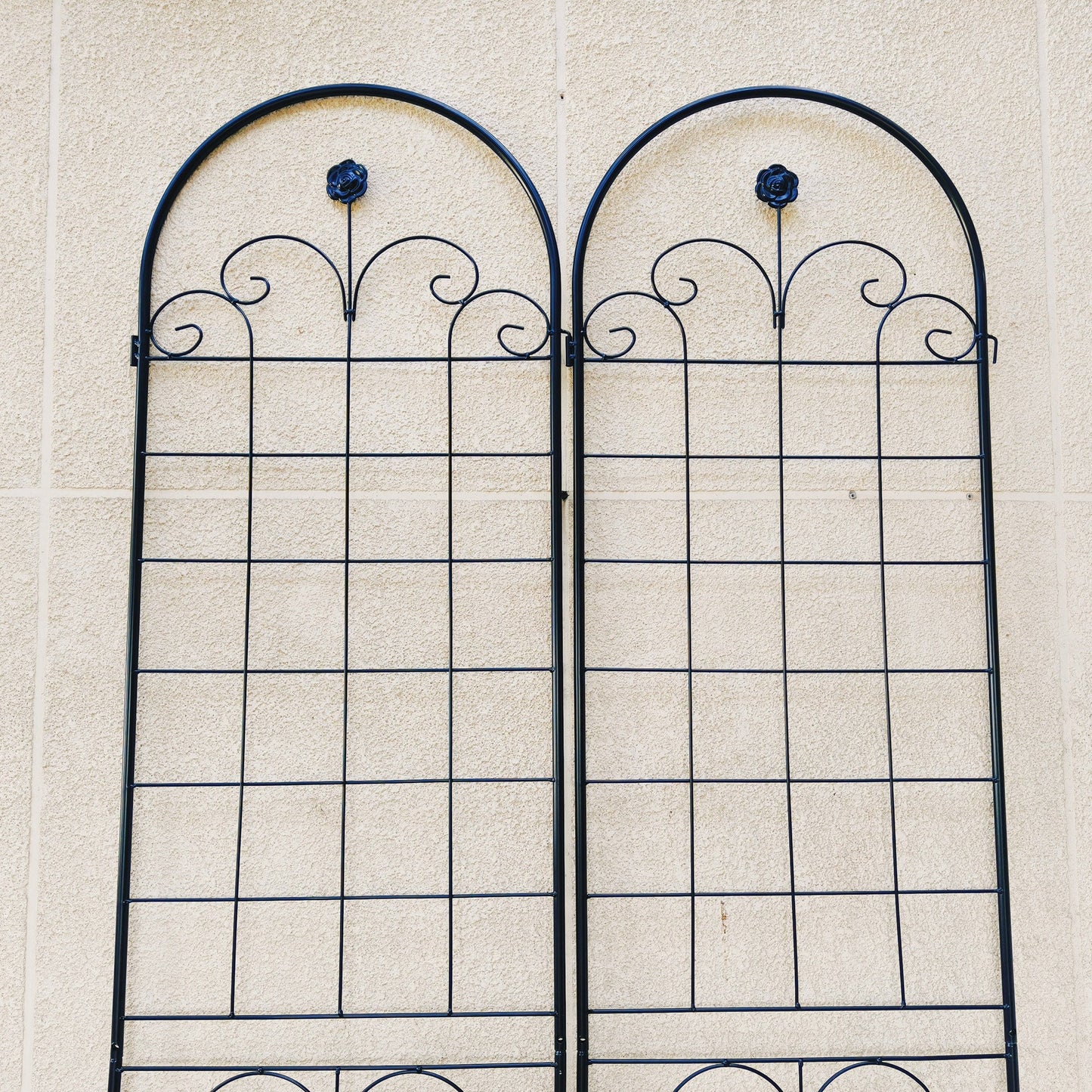 4 Pack Metal Garden Trellis for Climbing Plants