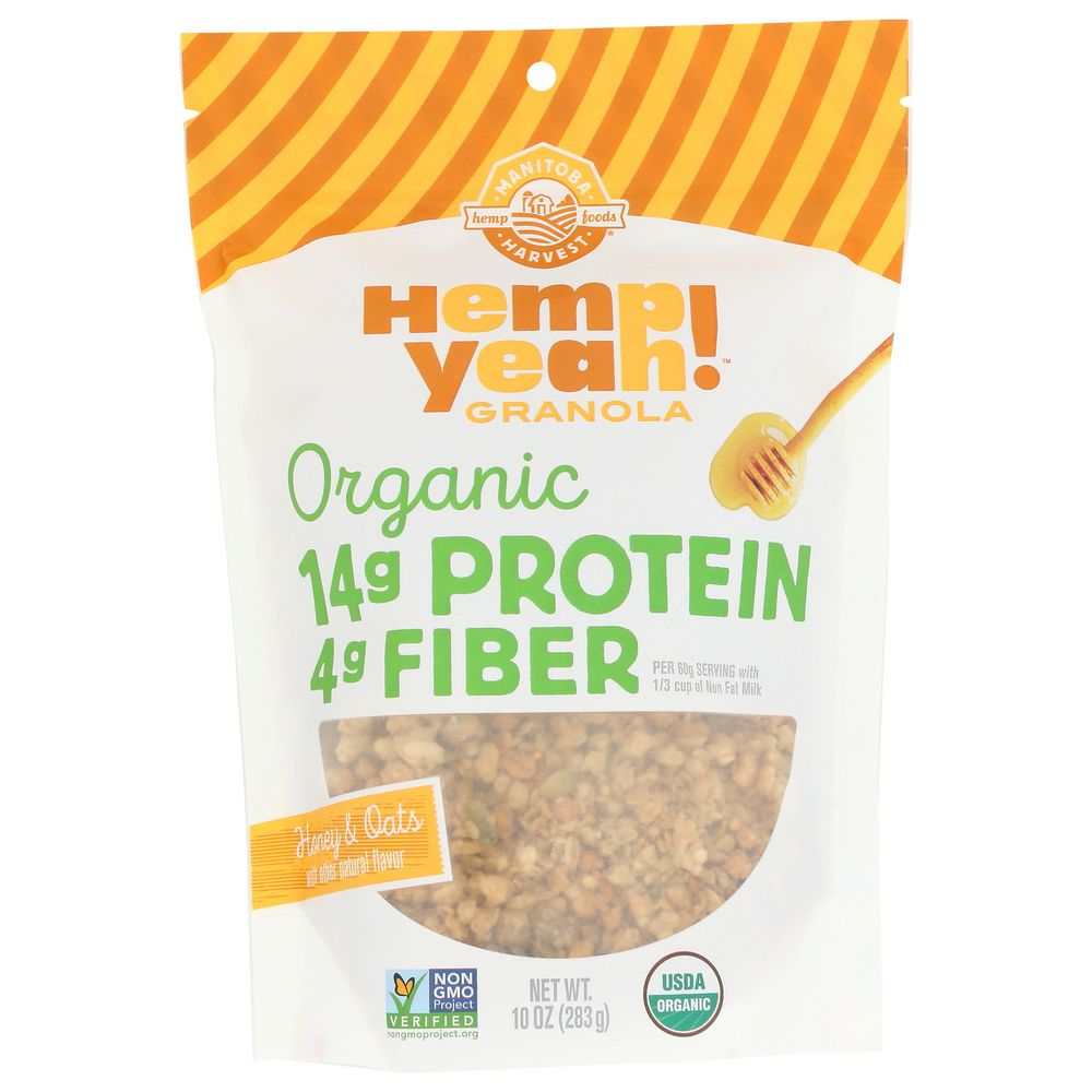 MANITOBA HARVEST: Hemp Yeah! Granola Honey and Oats, 10 oz