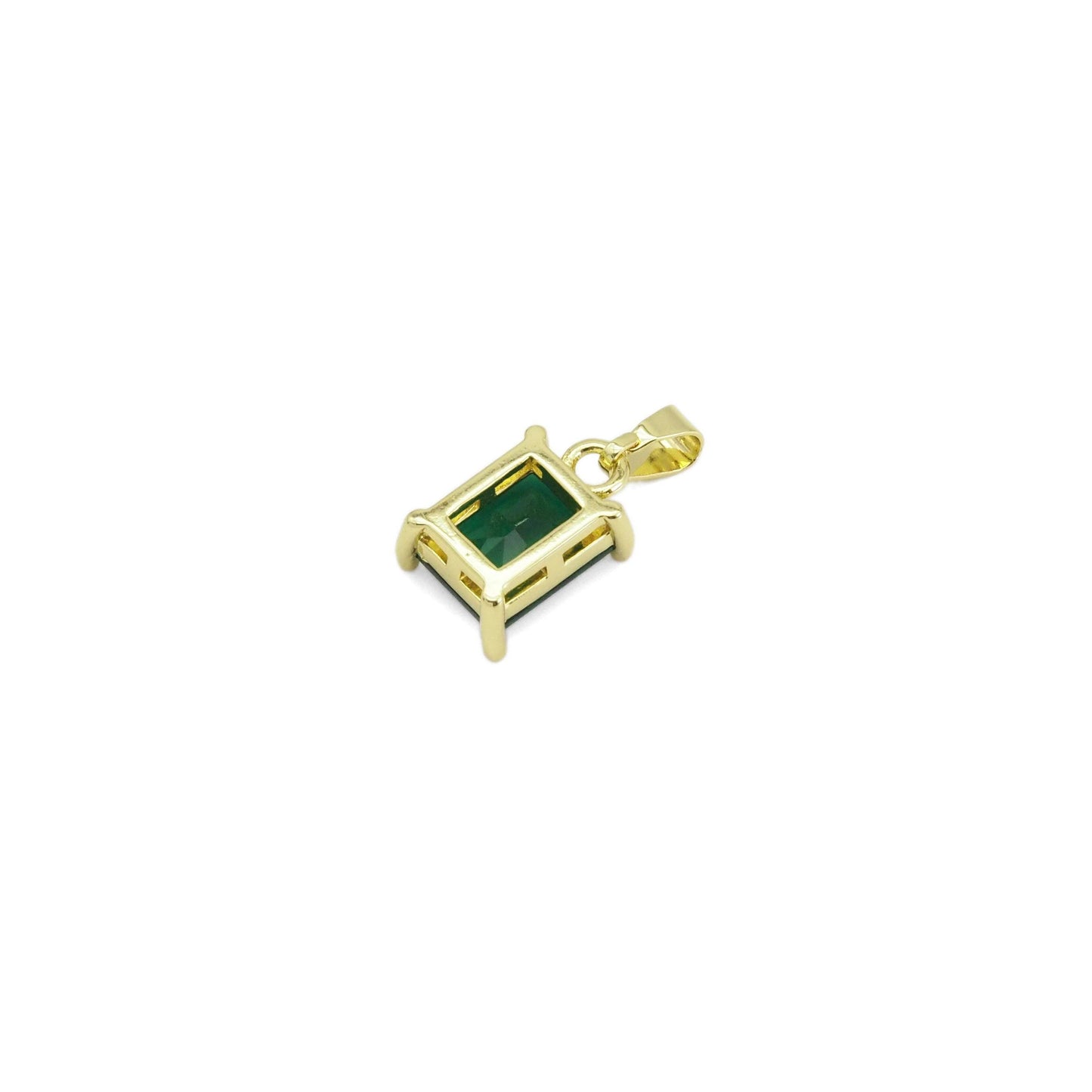 Rectangle CZ Charm, Sku#LX401