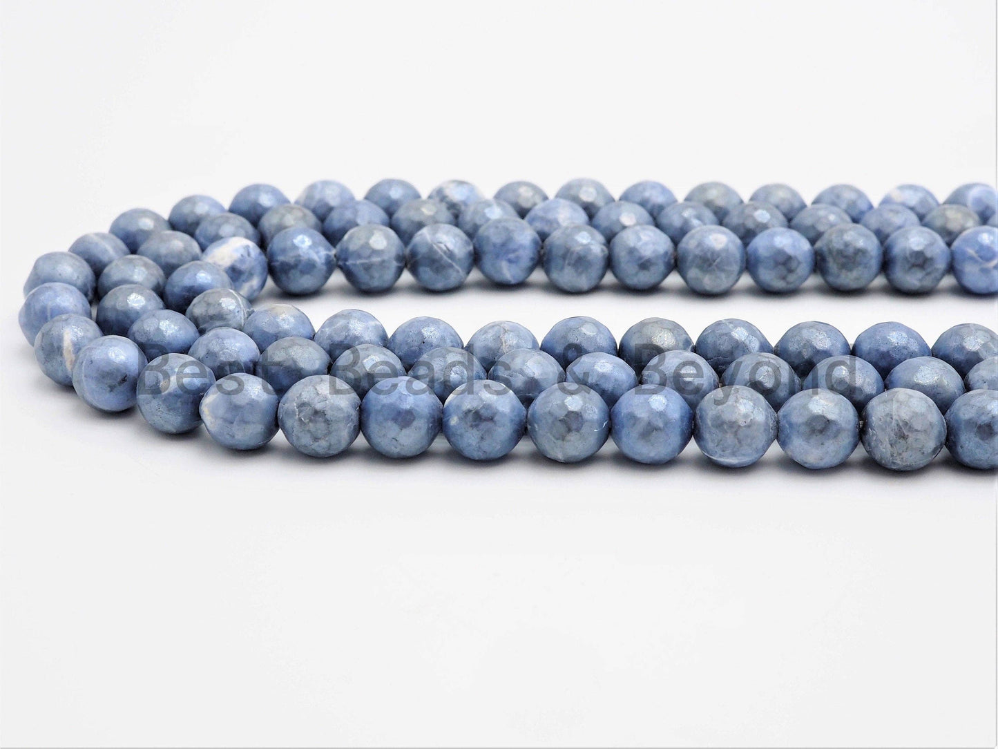 Quality Plated Facete Blue Sodalite Beads, sku#429