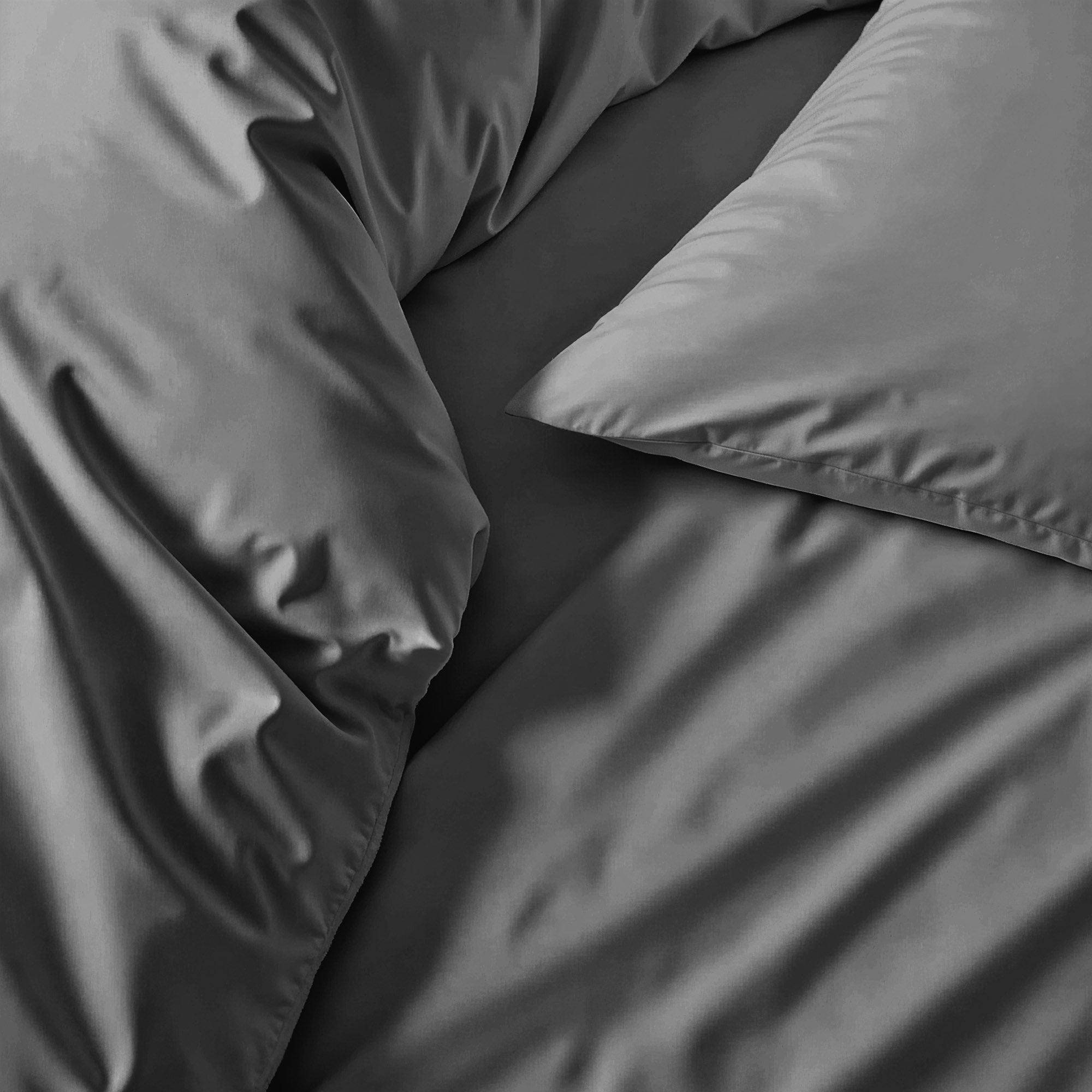 Housse de couette de luxe en satin de coton australien