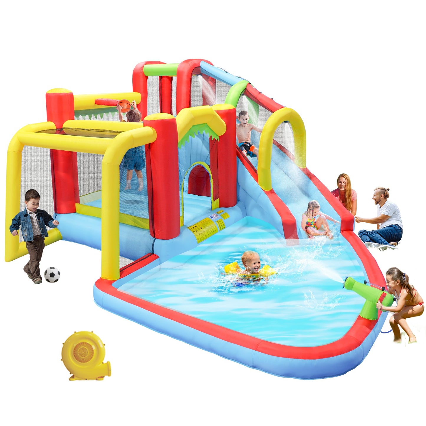 9 in1 Inflatable Slide Water Park Bouncing House