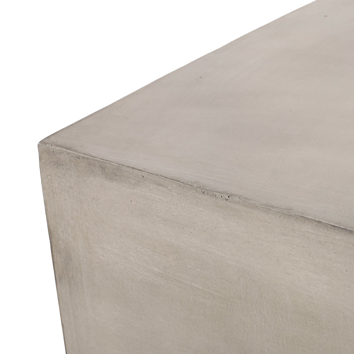 Outdoor MGO Square Side Table - Light Gray