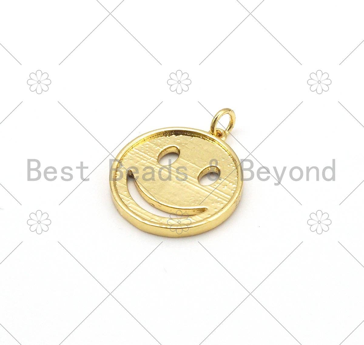 Gold Filled Enamel Colorful Smiley Face Shape Pendant, Enamel Smiley face Charm,Enamel Jewelry Findings,20x23mm,Sku#L612