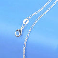 Exquisite Copper Necklace Chain, 16–30in Adjustable, 925 Silver Plated
