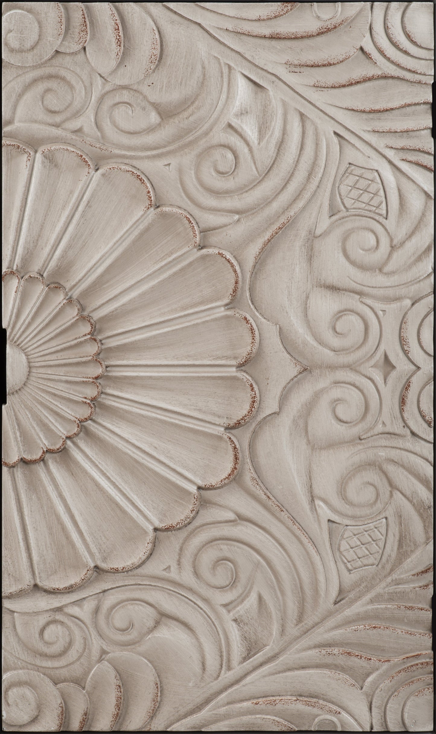 Hand-Carved Accent Cabinet
