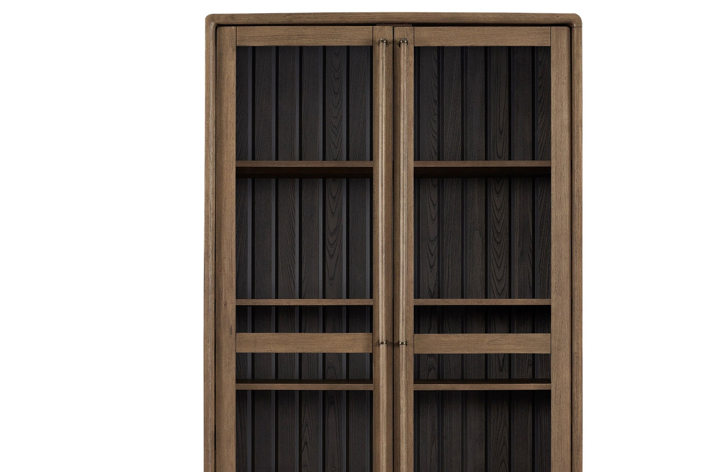 Latte and Peppercorn Display Cabinet