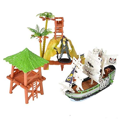 Oasis Supply Aventure Pirate, Ensemble de 4 Jouets Boucanier
