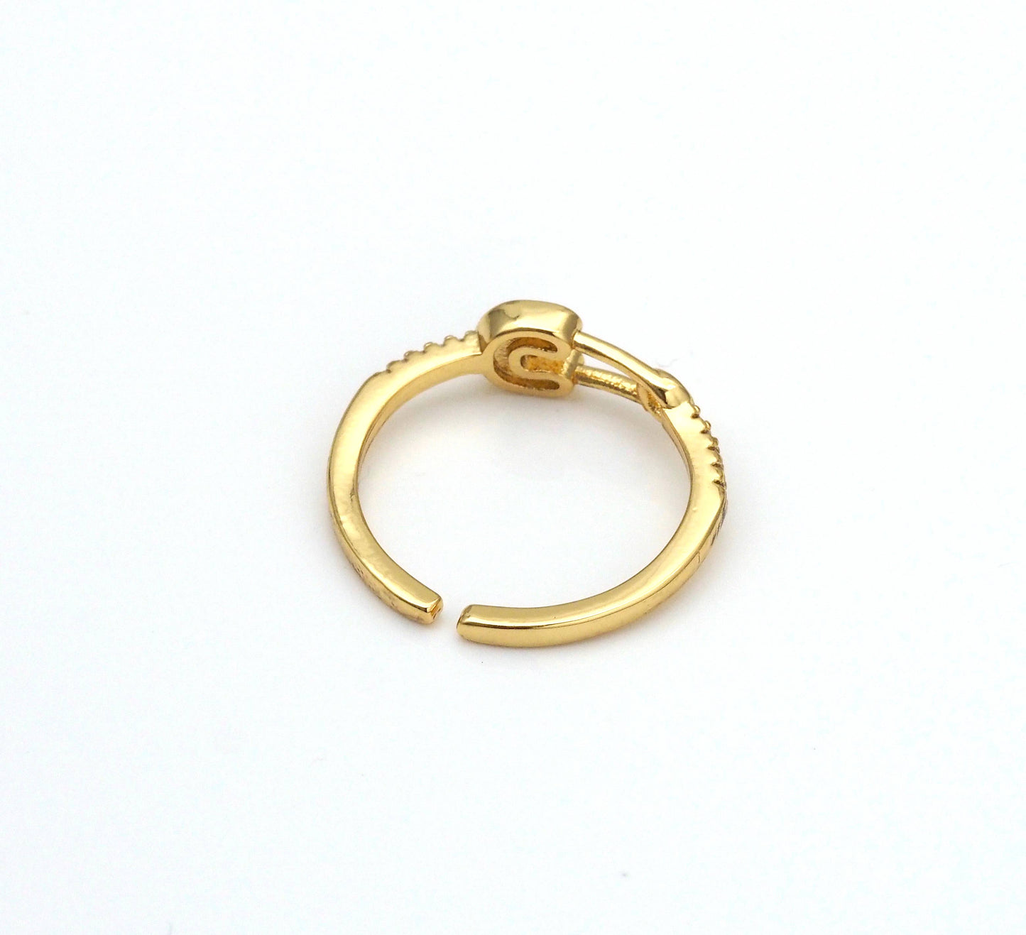 Enamel Safety Pin Adjustable Ring,X280