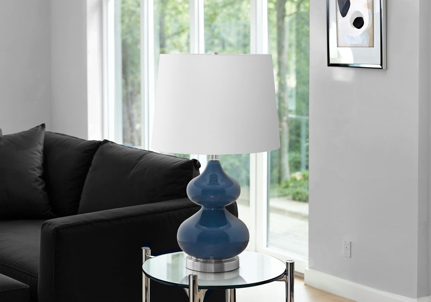 24"H Double-Gourd Table Lamp