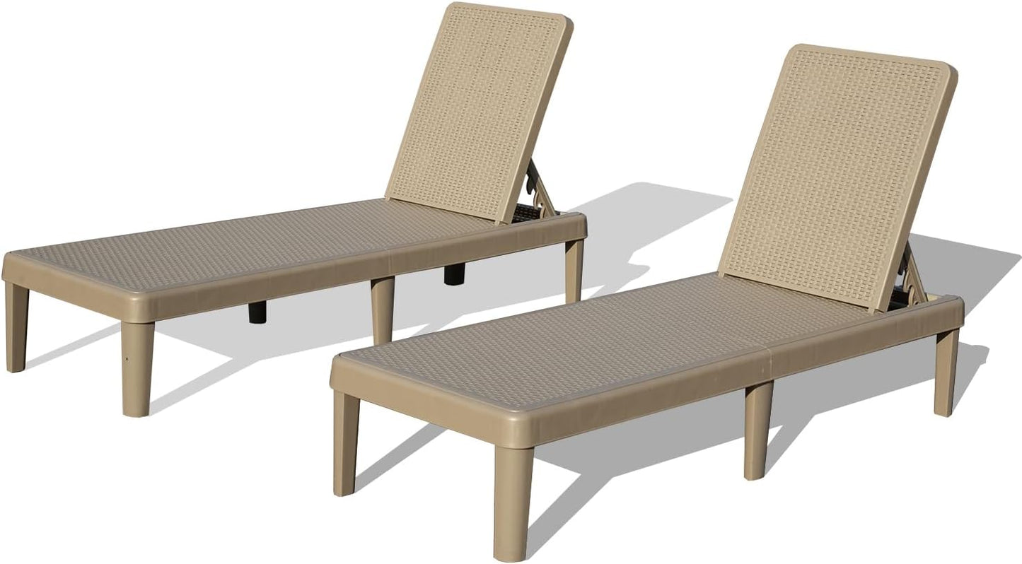 Pool Lounge Chairs Set of 2