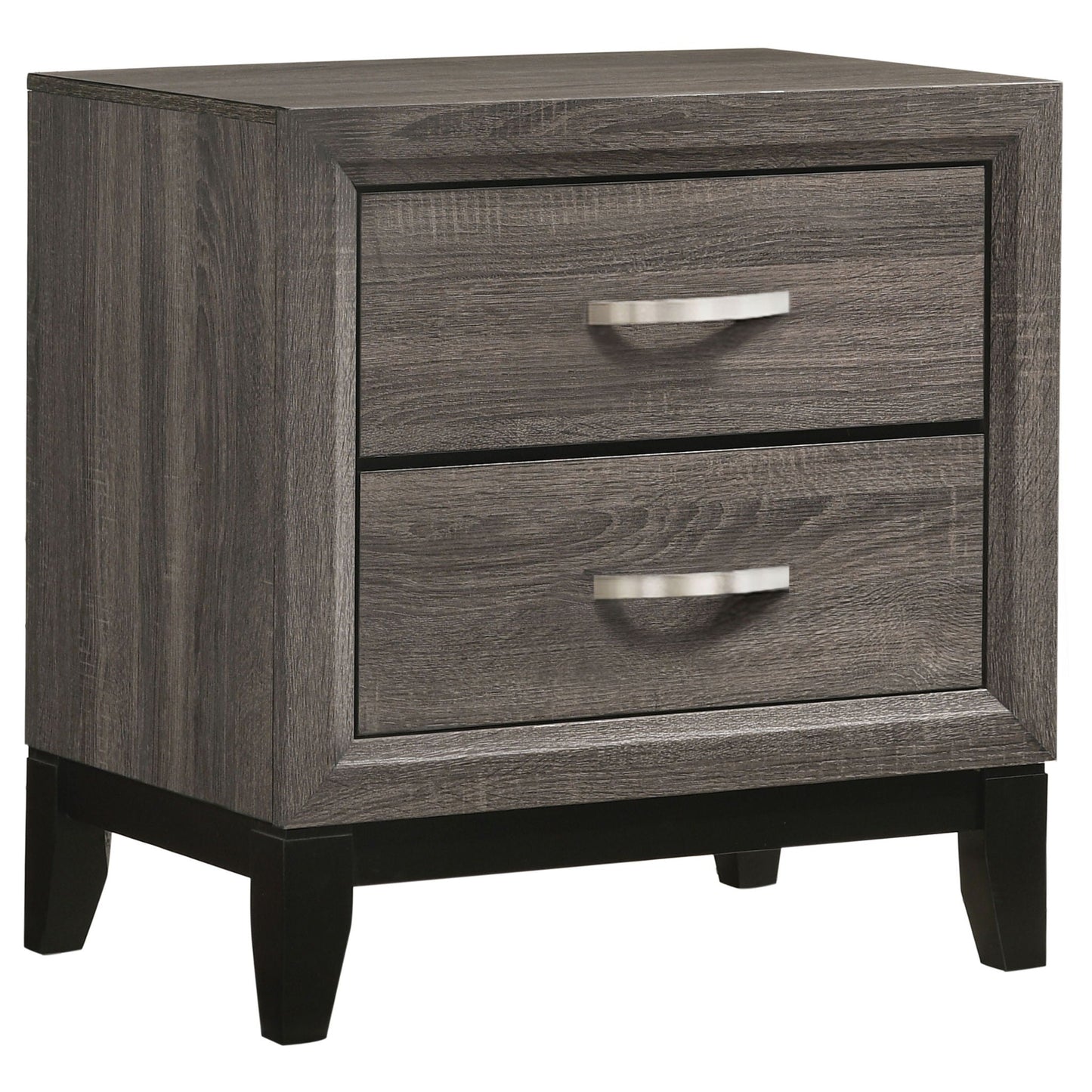Watson Five-piece Full Bedroom Set Grey Oak