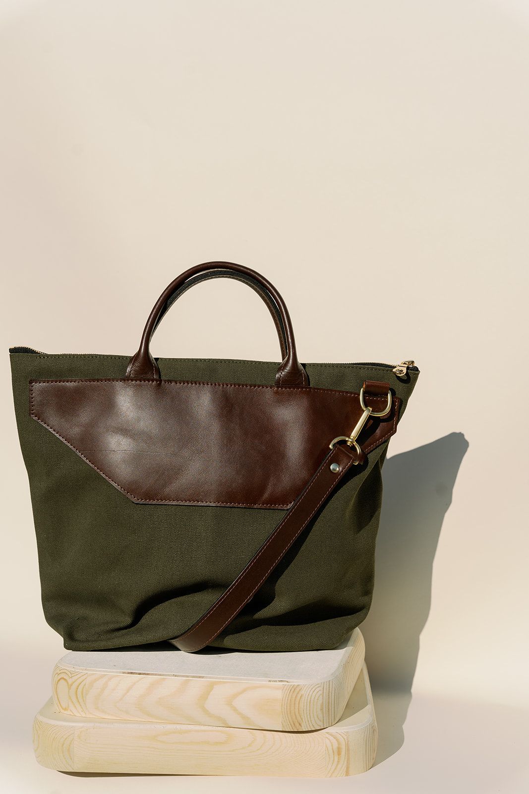 S&D Alexander | Fatigue Canvas + Brown Leather