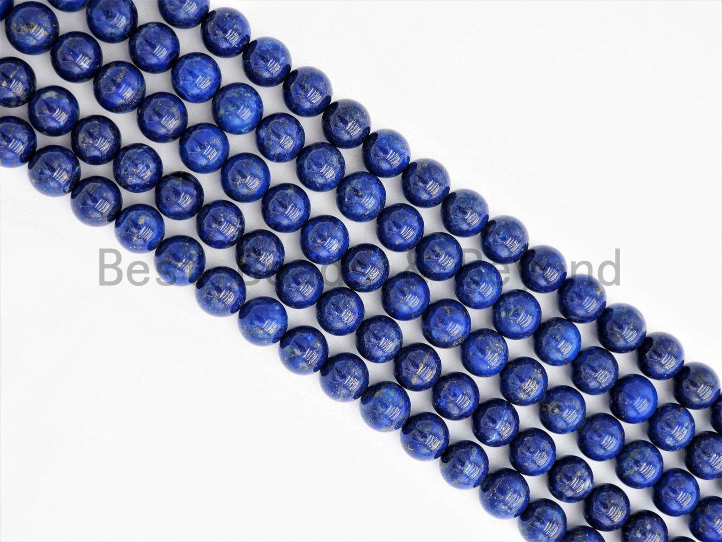 High Quality Natural Lapis Smooth Round Beads, Sku#U348