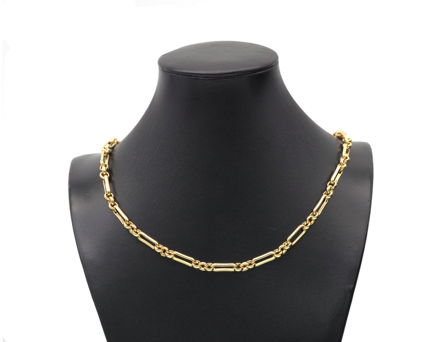 Mixed Paperclip Fancy Gold Chain, sku#M406