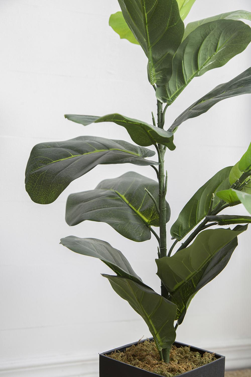 20" x 16" x 35" Artificial Fiddle-Leaf Fig Potted Plant