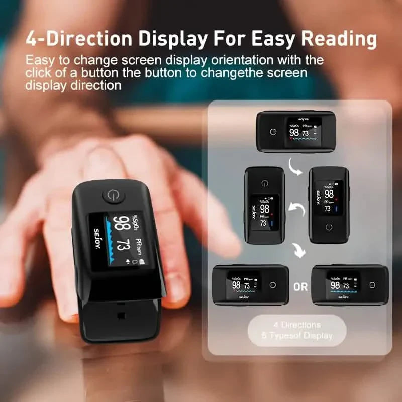 Oximeter Heart Rate Monitor & Hypertension Detector