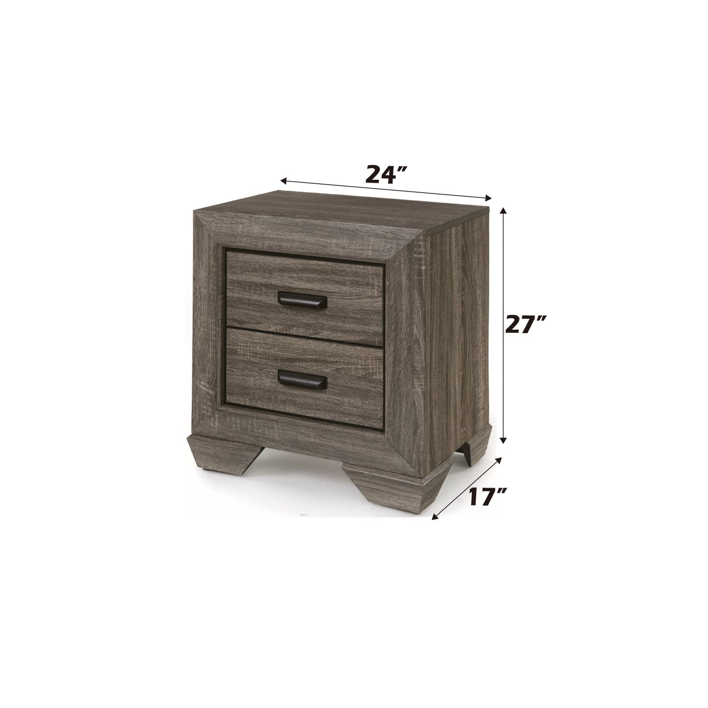 Lyndon Weathered Nightstand