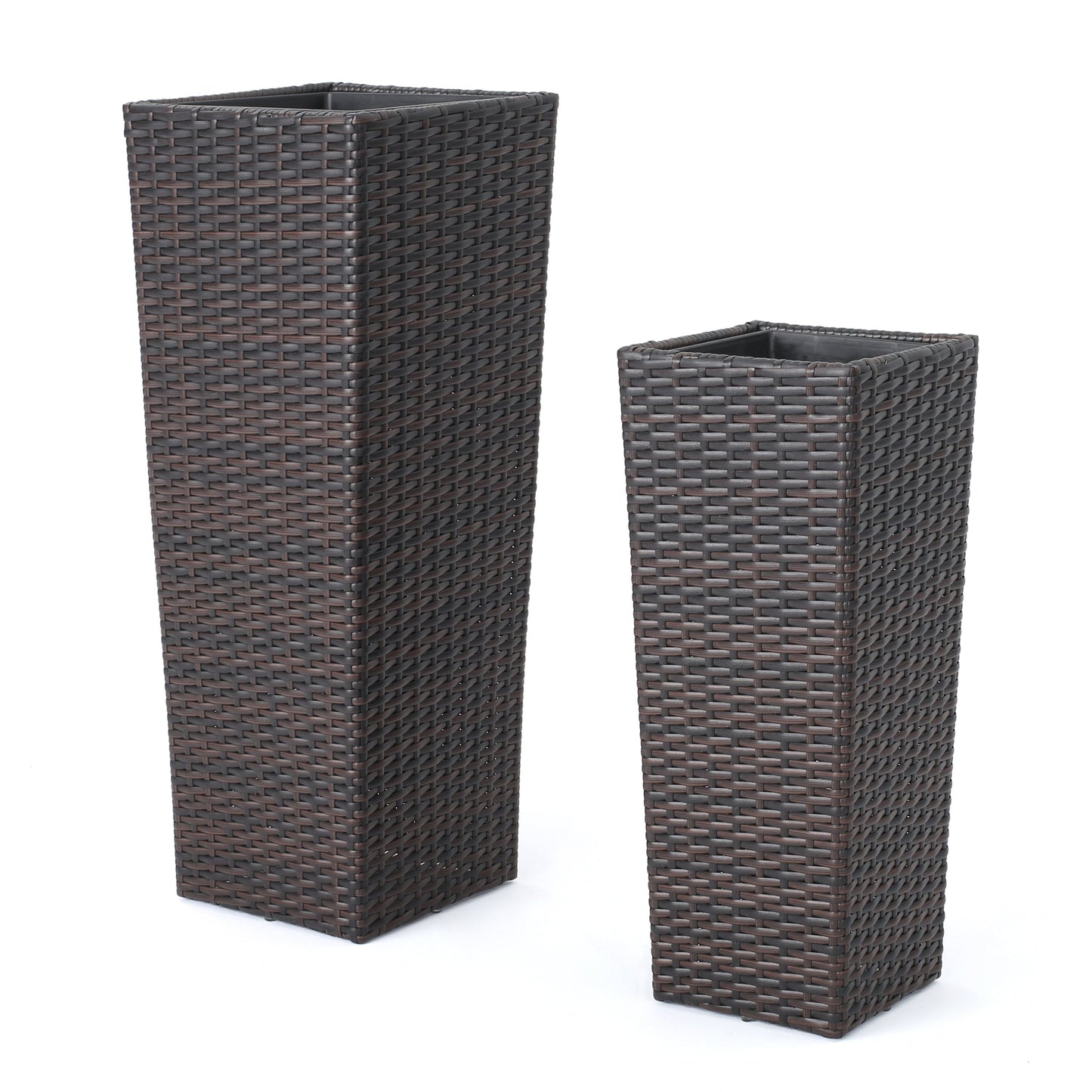 Rattan Flower Pot Set