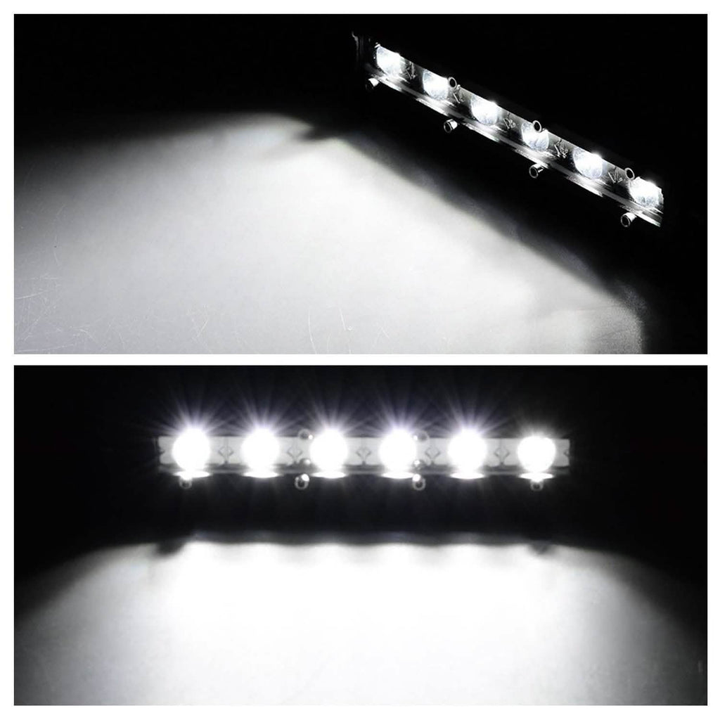Barre lumineuse à LED 7" simple rangée - Projecteurs tout-terrain