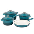 7-Piece Set: Basque Enameled Cast Iron Cookware Set