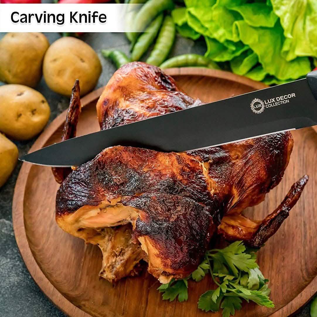 7-Piece Set: Chef Knife, Bread, Carving, Utility, Pairing, Cheese, Pizza